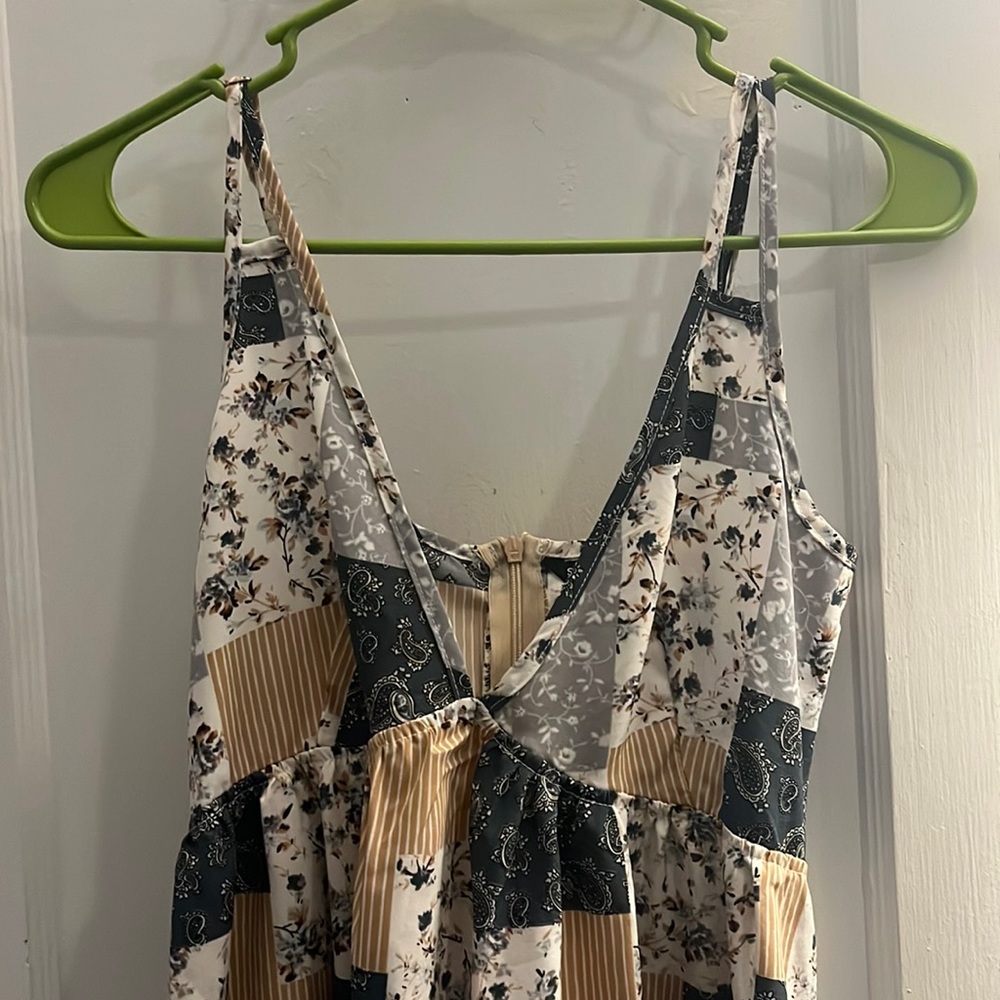 Flow patch dress